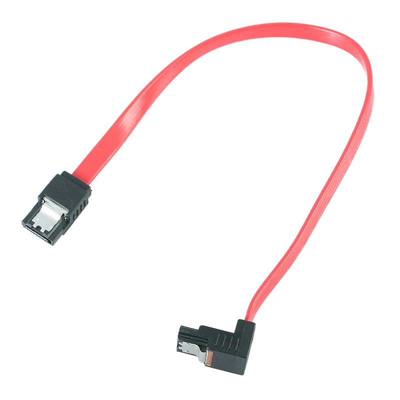 StarTech LSATA12RA1 12in Latching SATA to Right Angle SATA Serial ATA Cable